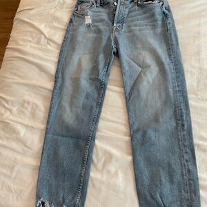 MOTHER Light Blue Straight Leg Jeans